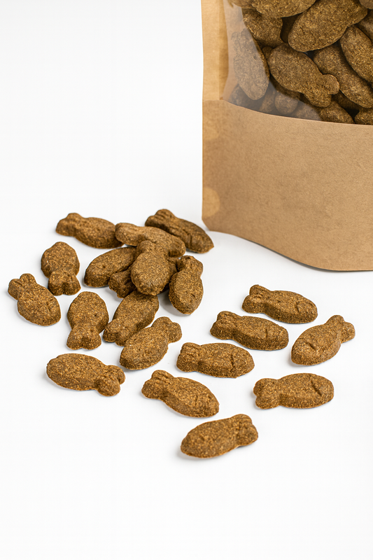 Kārums suņiem un kaķiem - zivju cepumi mini