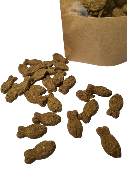 Kārums suņiem un kaķiem - zivju cepumi mini